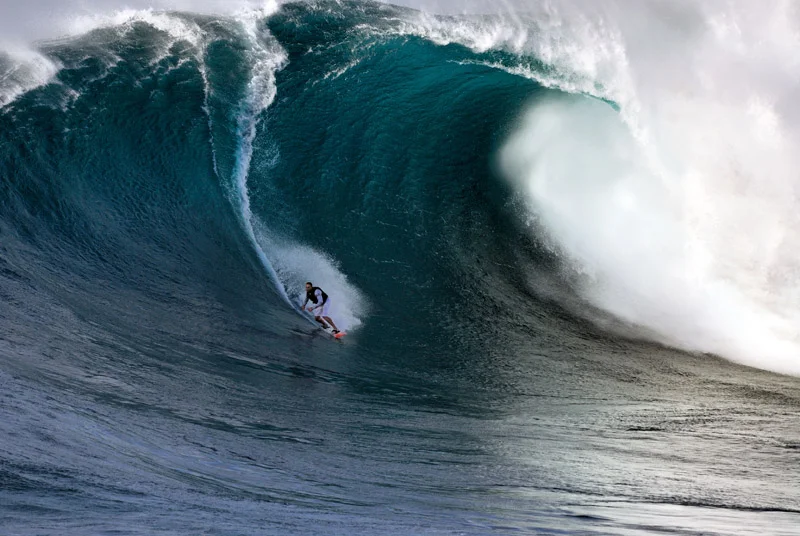 Big wave surfing